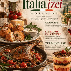 lasz főzőworkshop Miskolcon – Arancini, libacomb Cacciatore és Zuppa Inglese