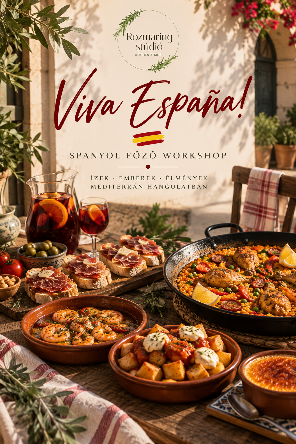 VIVA ESPAÑA! – TAPAS & PAELLA WORKSHOP