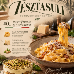 TÉSZTASULI #01 – Pasta Fresca & Carbonara