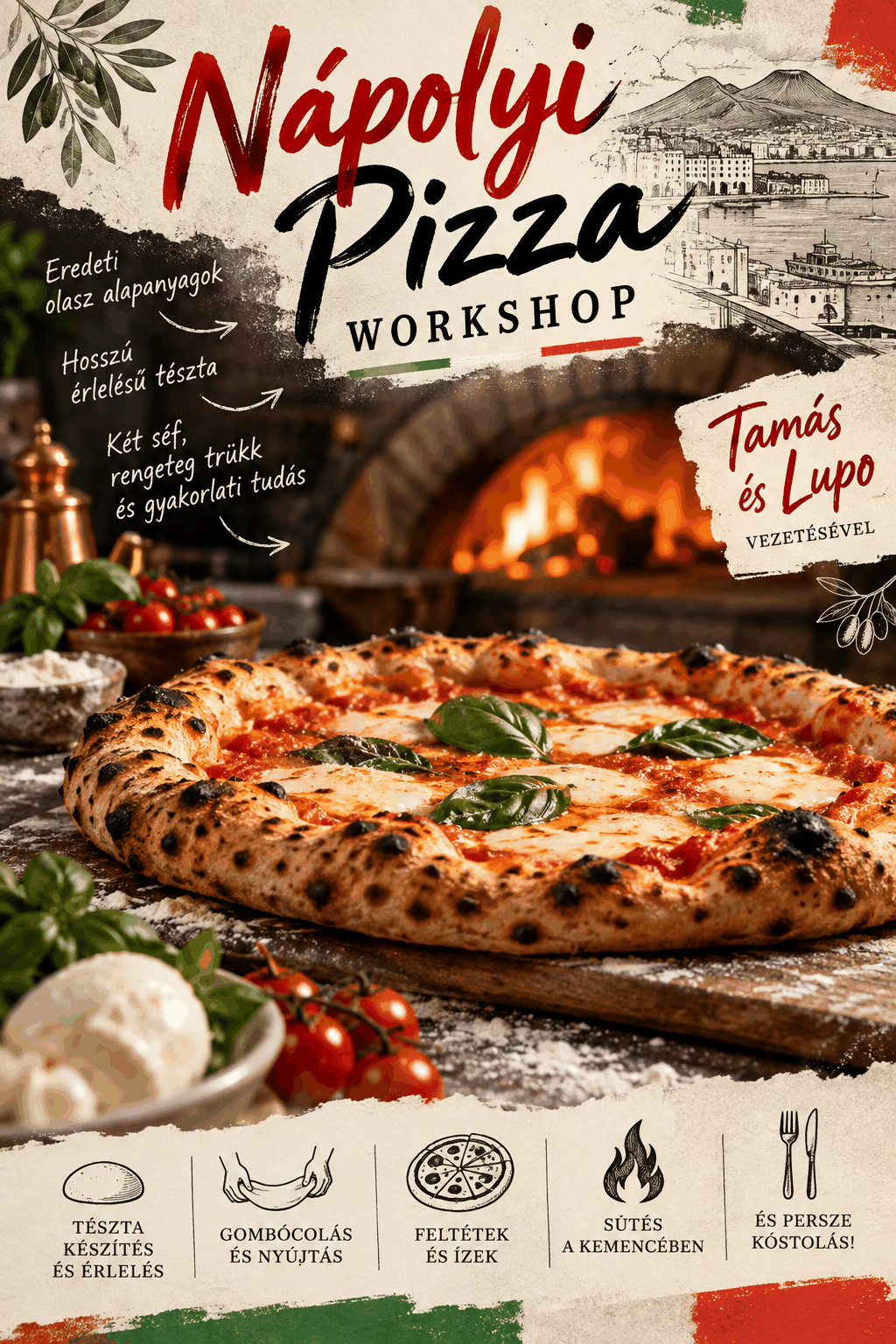 Nápolyi Pizza Workshop – az igazi olasz pizza nyomában