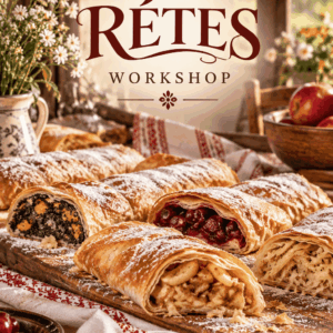 Tradicionális húzott és kelt rétes workshop – Tanuld meg a rétes készítés titkait!