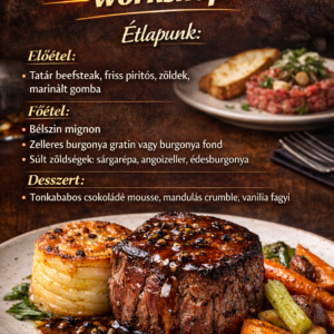 Steak 2. Workshop – Bélszín mignon készítése séffel (2026.04.18. 16:00)